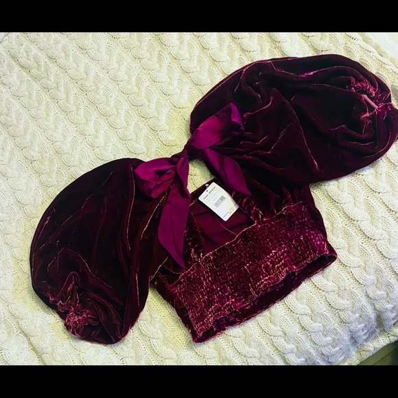 Free People Tops - Free People Queen Pomegranate Top - Size M